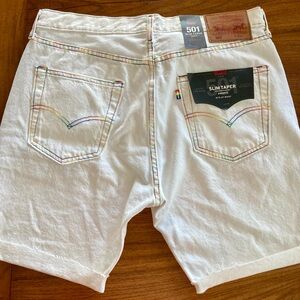 Levi’s 501 Slim taper pride button fly